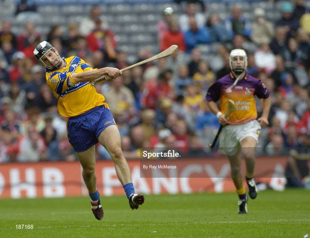 24 July 2005; Gerry Quinn, Clare. Guinness All-Ireland Senior Hurling Championship Quarter-Final, Wexford v Clare, Croke Park, Dublin. Picture credit; Ray McManus / SPORTSFILE