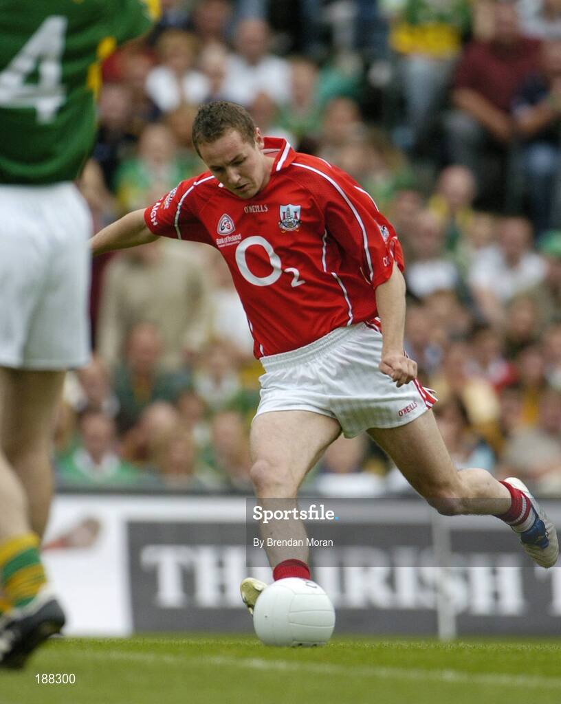 28 August 2005; James Masters, Cork. Bank of Ireland All-Ireland Senior Football Championship Semi-Final, Kerry v Cork, Croke Park, Dublin. Picture credit; Brendan Moran / SPORTSFILE