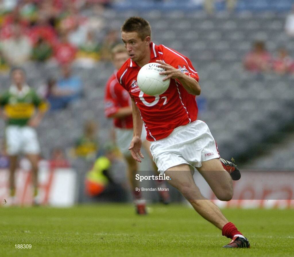 28 August 2005; Kevin McMahon, Cork. Bank of Ireland All-Ireland Senior Football Championship Semi-Final, Kerry v Cork, Croke Park, Dublin. Picture credit; Brendan Moran / SPORTSFILE