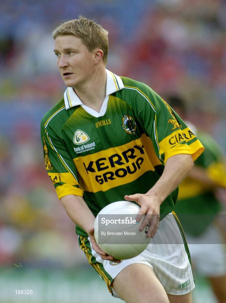 28 August 2005; Mike Frank Russell, Kerry. Bank of Ireland All-Ireland Senior Football Championship Semi-Final, Kerry v Cork, Croke Park, Dublin. Picture credit; Brendan Moran / SPORTSFILE
