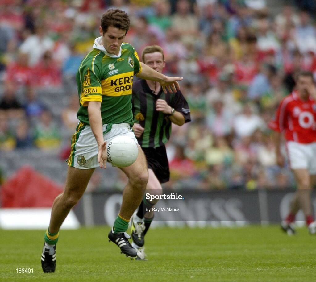 28 August 2005; Eoin Brosnan, Kerry. Bank of Ireland All-Ireland Senior Football Championship Semi-Final, Kerry v Cork, Croke Park, Dublin. Picture credit; Ray McManus / SPORTSFILE