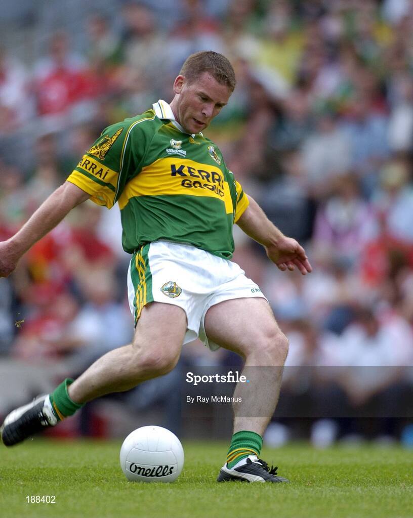 28 August 2005; Dara O'Cinneide, Kerry. Bank of Ireland All-Ireland Senior Football Championship Semi-Final, Kerry v Cork, Croke Park, Dublin. Picture credit; Ray McManus / SPORTSFILE