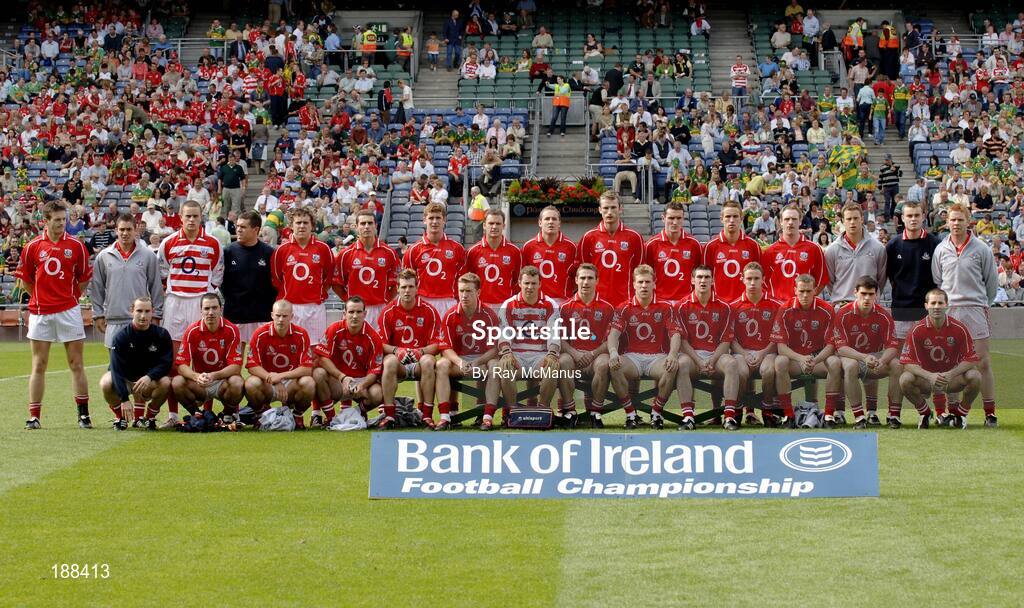 28 August 2005; The Cork Panel. Bank of Ireland All-Ireland Senior Football Championship Semi-Final, Kerry v Cork, Croke Park, Dublin. Picture credit; Ray McManus / SPORTSFILE