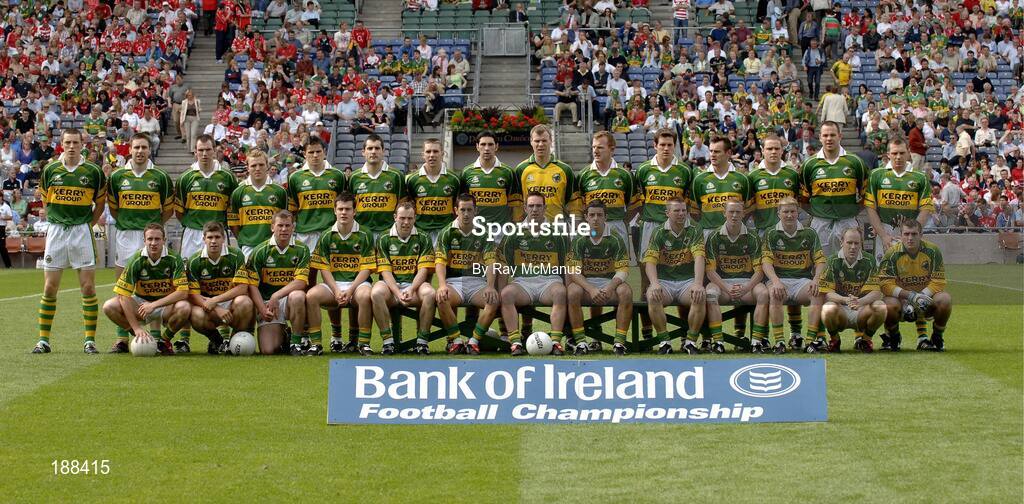 28 August 2005; The Kerry squad. Bank of Ireland All-Ireland Senior Football Championship Semi-Final, Kerry v Cork, Croke Park, Dublin. Picture credit; Ray McManus / SPORTSFILE