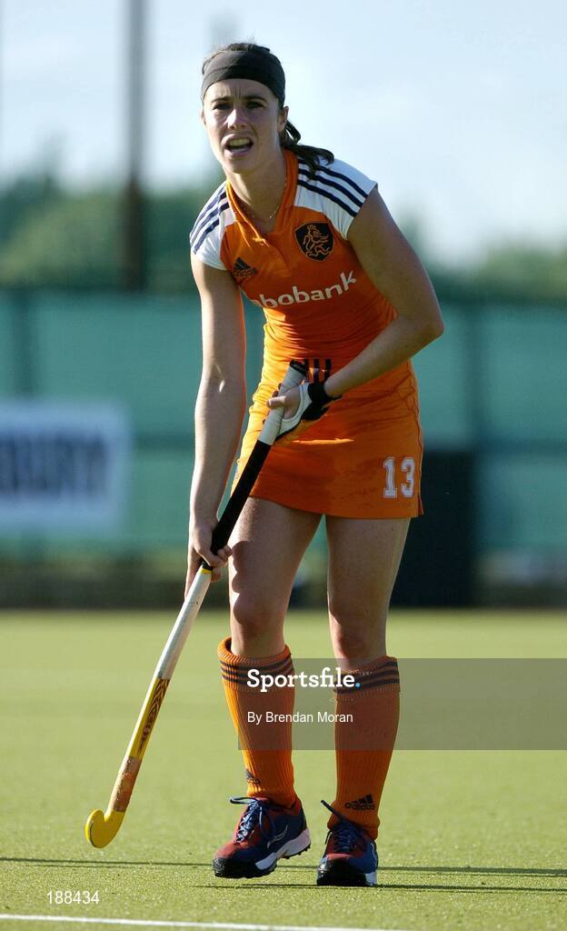 20 August 2005; Minke Smabers, Netherlands. 7th Women's European Nations Hockey Championship Final, Germany v Netherlands, Belfield, UCD, Dublin. Picture credit; Brendan Moran / SPORTSFILE