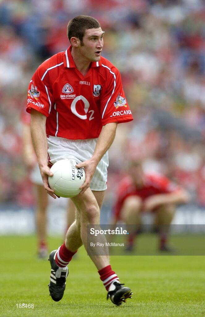 28 August 2005; Noel O'Leary, Cork. Bank of Ireland All-Ireland Senior Football Championship Semi-Final, Kerry v Cork, Croke Park, Dublin. Picture credit; Ray McManus / SPORTSFILE
