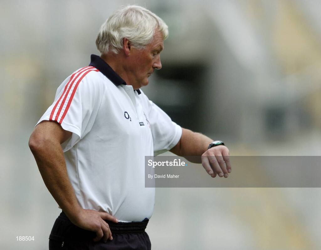 28 August 2005; Billy Morgan, Cork manager. Bank of Ireland All-Ireland Senior Football Championship Semi-Final, Kerry v Cork, Croke Park, Dublin. Picture credit; David Maher / SPORTSFILE
