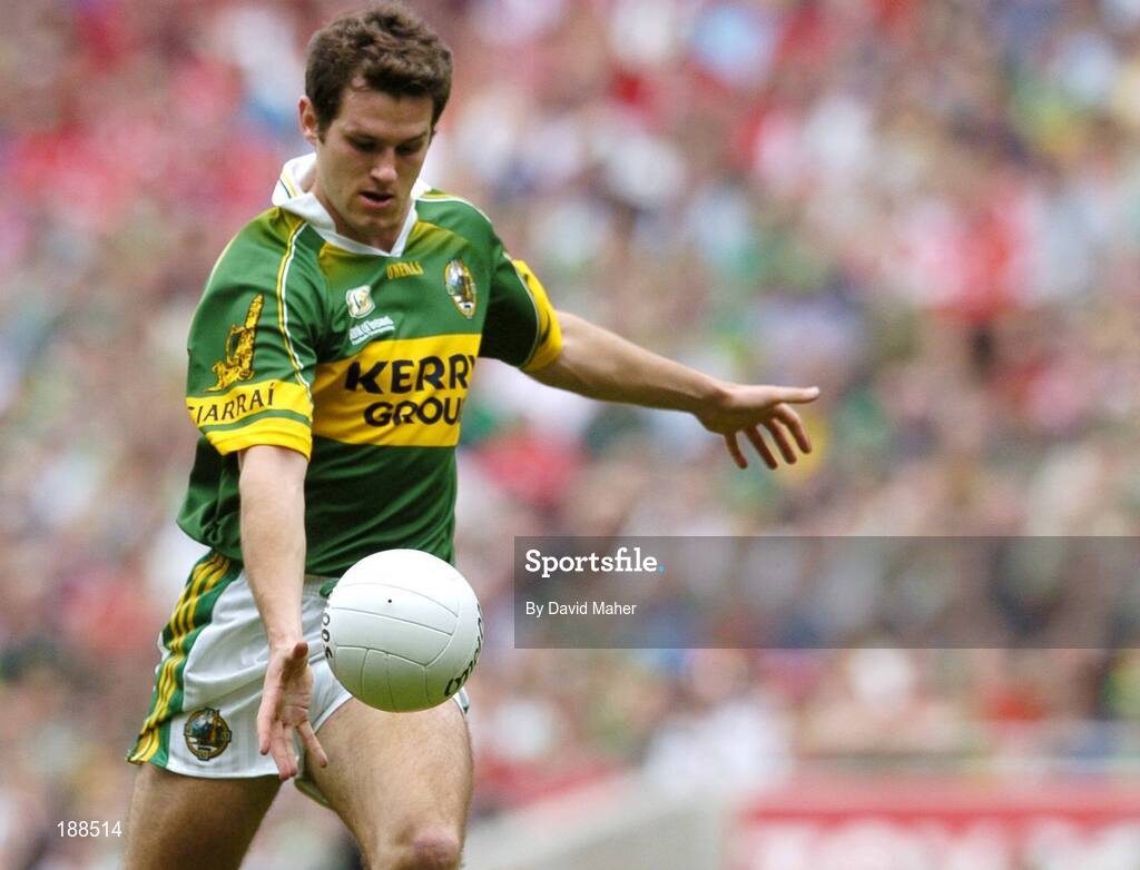 28 August 2005; Eoin Brosnan, Kerry. Bank of Ireland All-Ireland Senior Football Championship Semi-Final, Kerry v Cork, Croke Park, Dublin. Picture credit; David Maher / SPORTSFILE