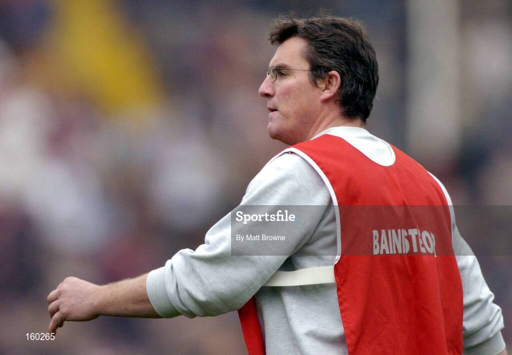 31 October 2004; Paul O'Connor, Na Pairsaigh selector. Cork County Senior Hurling Final, Na Piarsaigh v Cloyne, Pairc Ui Chaoimh, Cork. Picture credit; Matt Browne / SPORTSFILE