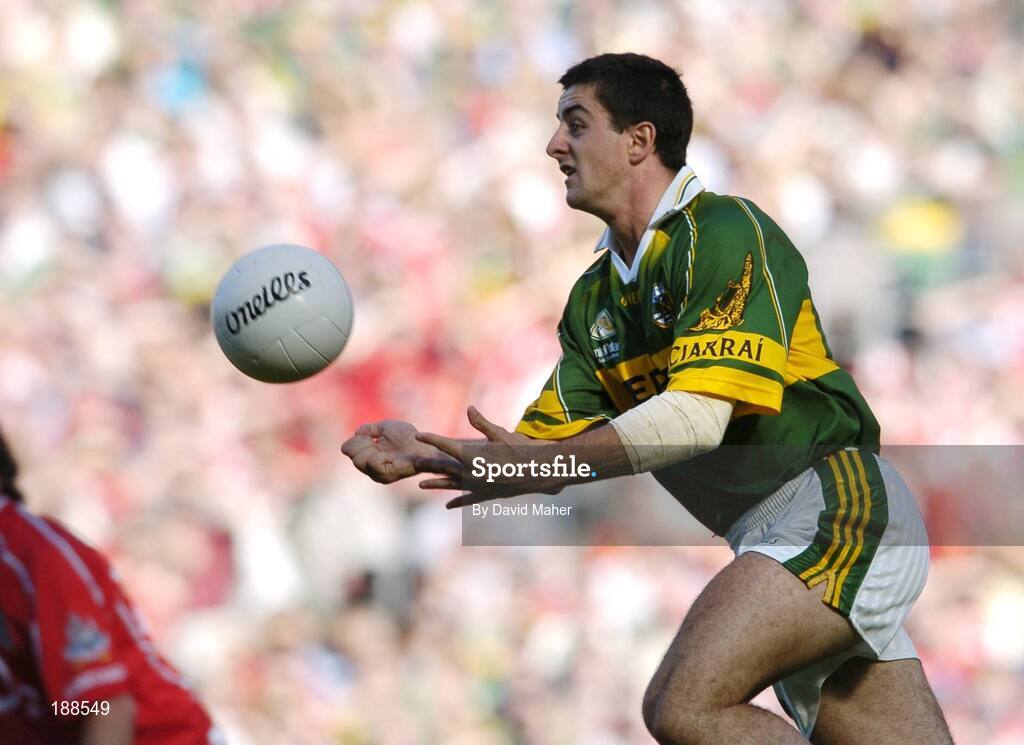 28 August 2005; Aidan O'Mahoney, Kerry. Bank of Ireland All-Ireland Senior Football Championship Semi-Final, Kerry v Cork, Croke Park, Dublin. Picture credit; David Maher / SPORTSFILE