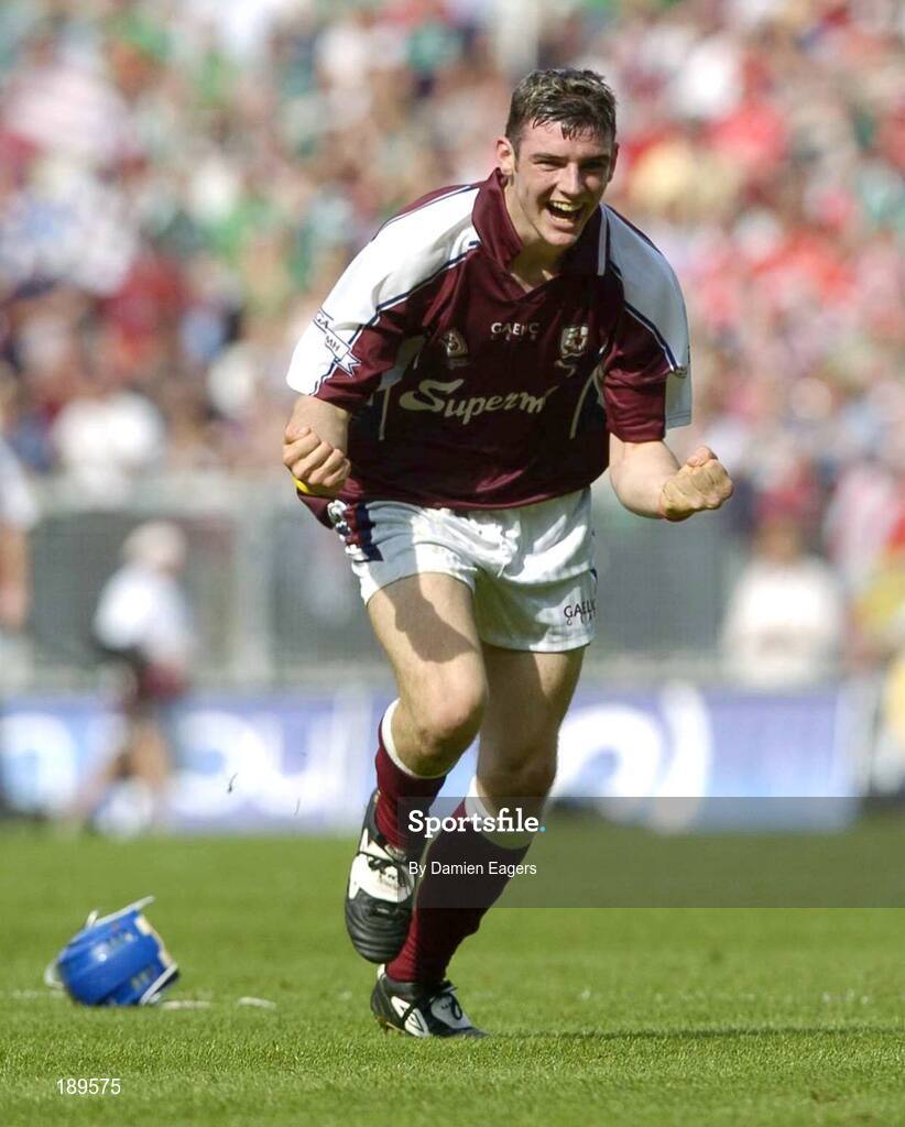 11 September 2005; Conor Kavanagh, Galway, celebrates at the final whistle. ESB All-Ireland Minor Hurling Championship Final, Galway v Limerick, Croke Park, Dublin. Picture credit; Damien Eagers / SPORTSFILE