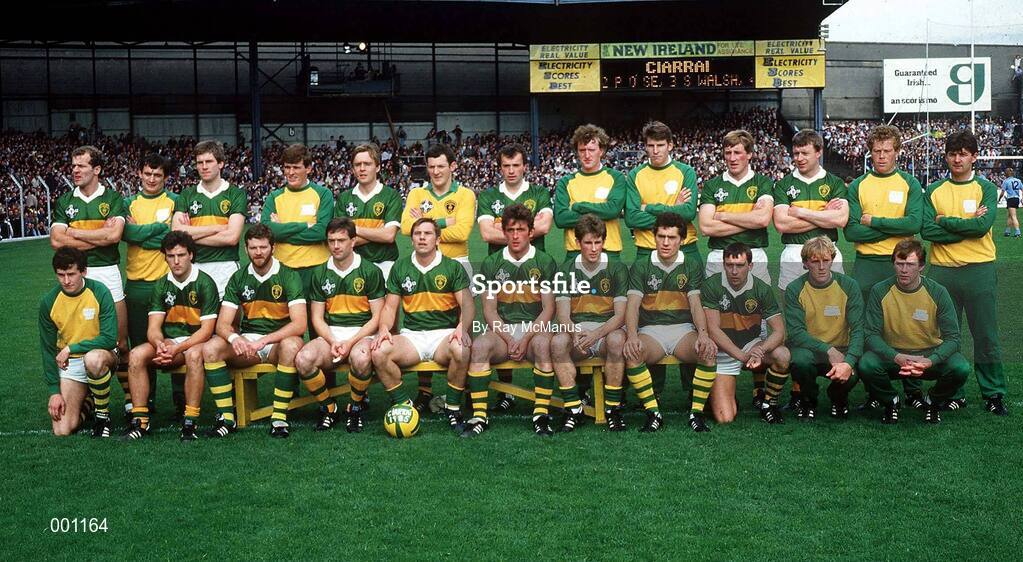 22 September 1985; The Kerry senior football squad before the All Ireland Football Championship Final match between Kerry and Dublin at Croke Park, Dublin. Photo by Ray McManus/Sportsfile