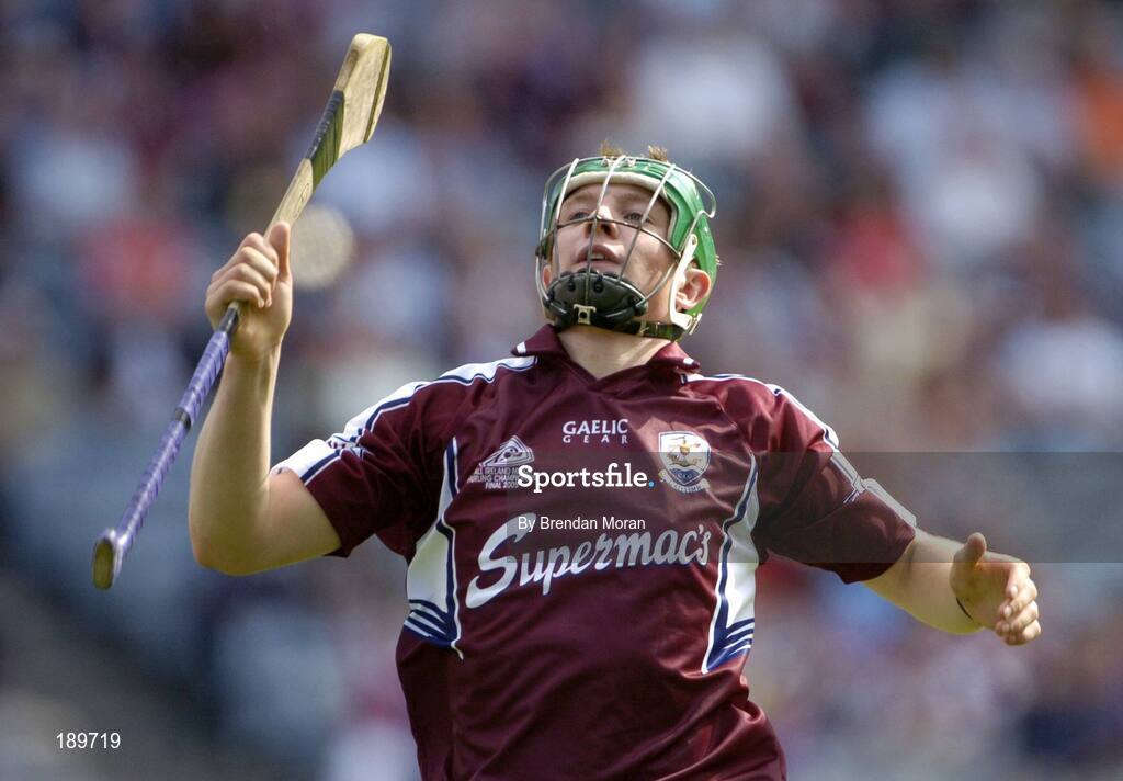 11 September 2005; Joe Canning, Galway, reacts to a missed chance. ESB All-Ireland Minor Hurling Championship Final, Galway v Limerick, Croke Park, Dublin. Picture credit; Brendan Moran / SPORTSFILE