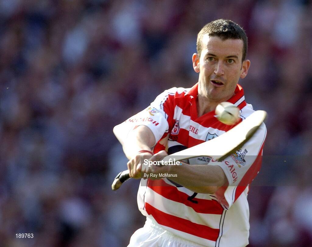 11 September 2005; Donal Og Cusack, Cork goalkeeper. Guinness All-Ireland Senior Hurling Championship Final, Galway v Cork, Croke Park, Dublin. Picture credit; Ray McManus / SPORTSFILE *** Local Caption *** Any photograph taken by SPORTSFILE during, or in connection with, the 2005 Guinness All-Ireland Hurling Final which displays GAA logos or contains an image or part of an image of any GAA intellectual property, or, which contains images of a GAA player/players in their playing uniforms, may only be used for editorial and non-advertising purposes.  Use of photographs for advertising, as posters or for purchase separately is strictly prohibited unless prior written approval has been obtained from the Gaelic Athletic Association.