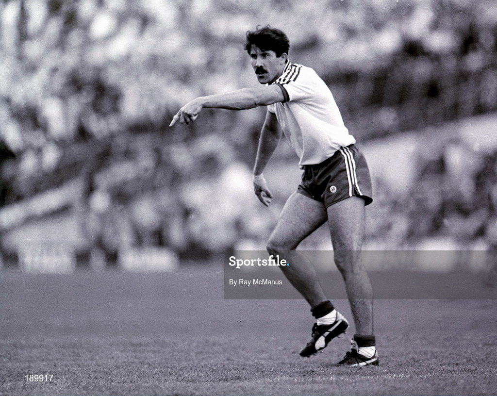 17 August 1986; Kevin McCabe of Tyrone during the All-Ireland Senior Football Championship Semi-Final match between Tyrone and Galway at Croke Park, Dublin. Photo by Ray McManus/Sportsfile
