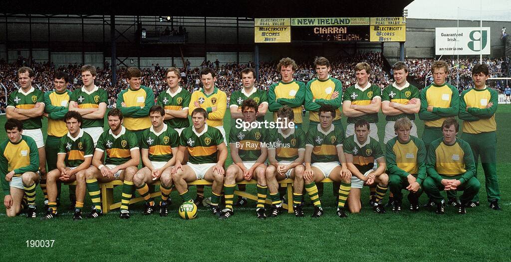 22 September 1985; The Kerry football team ahead of the All Ireland Football Championship Final match between Kerry and Dublin at Croke Park, Dublin. Photo by Ray McManus/Sportsfile