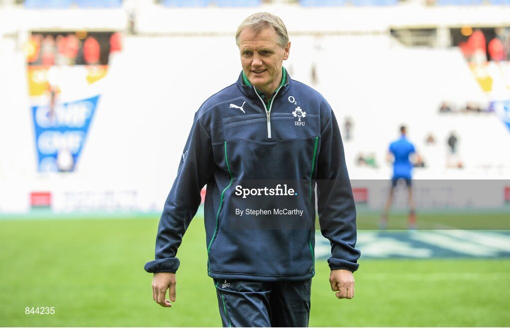 15 March 2014; Ireland head coach Joe Schmidt. RBS Six Nations Rugby Championship 2014, France v Ireland. Stade De France, Saint Denis, Paris, France. Picture credit: Stephen McCarthy / SPORTSFILE