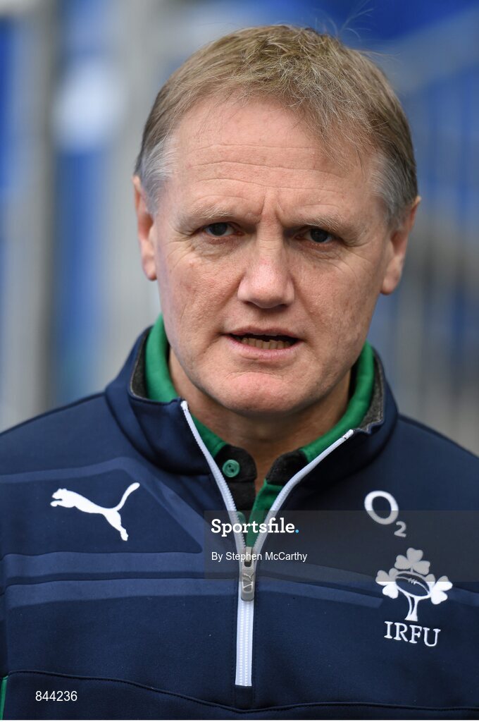 15 March 2014; Ireland head coach Joe Schmidt. RBS Six Nations Rugby Championship 2014, France v Ireland. Stade De France, Saint Denis, Paris, France. Picture credit: Stephen McCarthy / SPORTSFILE