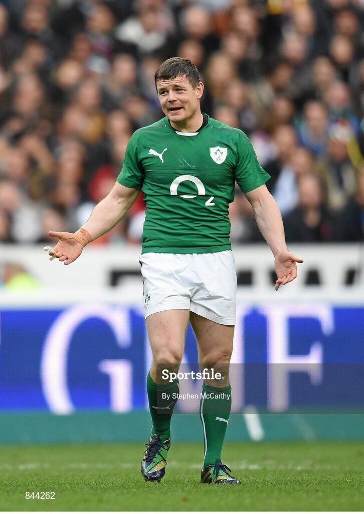 15 March 2014; Brian O'Driscoll, Ireland. RBS Six Nations Rugby Championship 2014, France v Ireland. Stade De France, Saint Denis, Paris, France. Picture credit: Stephen McCarthy / SPORTSFILE