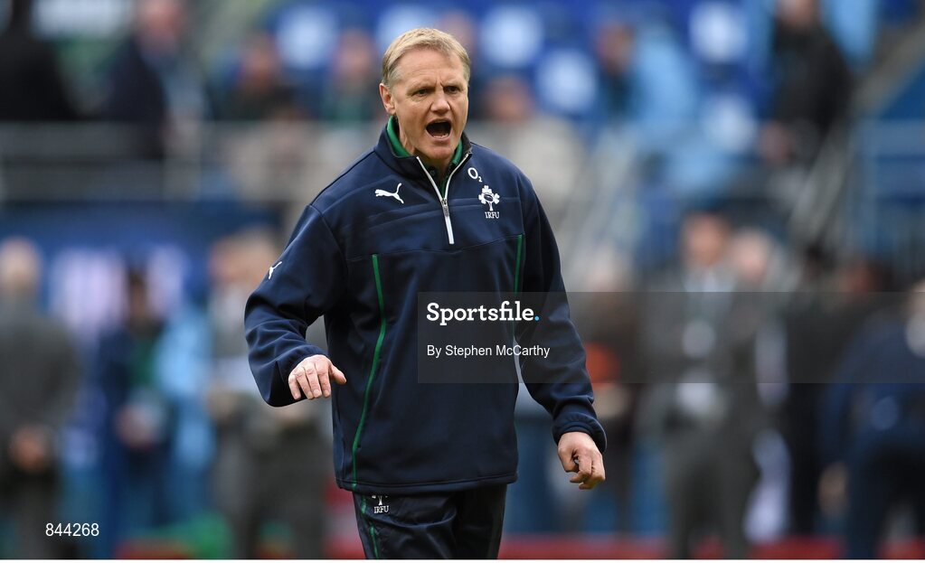 15 March 2014; Ireland head coach Joe Schmidt. RBS Six Nations Rugby Championship 2014, France v Ireland. Stade De France, Saint Denis, Paris, France. Picture credit: Stephen McCarthy / SPORTSFILE