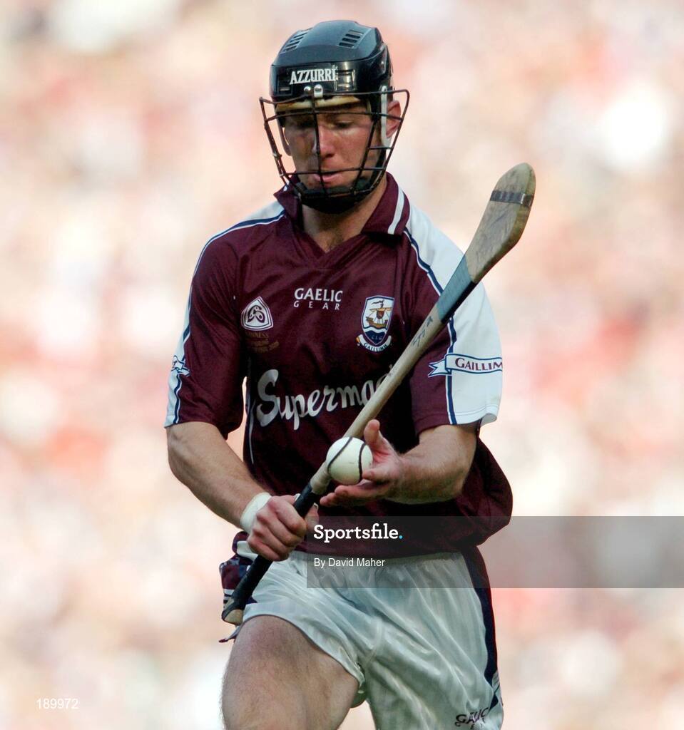 11 September 2005; Tony Og Regan, Galway. Guinness All-Ireland Senior Hurling Championship Final, Galway v Cork, Croke Park, Dublin. Picture credit; David Maher / SPORTSFILE *** Local Caption *** Any photograph taken by SPORTSFILE during, or in connection with, the 2005 Guinness All-Ireland Hurling Final which displays GAA logos or contains an image or part of an image of any GAA intellectual property, or, which contains images of a GAA player/players in their playing uniforms, may only be used for editorial and non-advertising purposes.  Use of photographs for advertising, as posters or for purchase separately is strictly prohibited unless prior written approval has been obtained from the Gaelic Athletic Association.