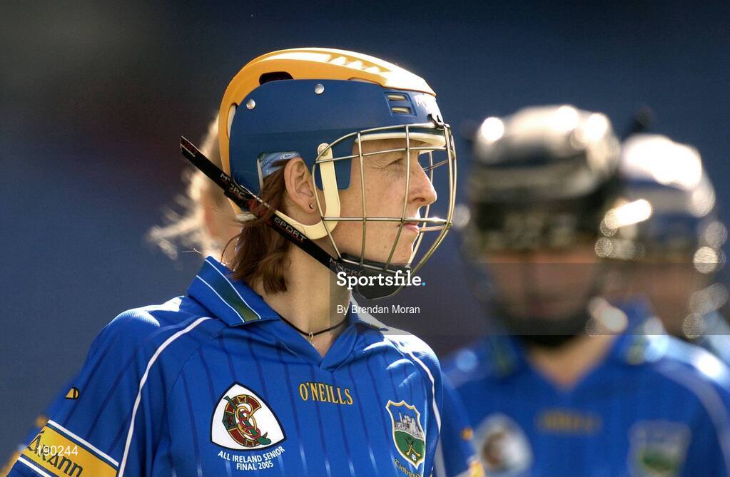 18 September 2005; Deirdre Hughes, Tipperary. Tipperary v Cork, Foras na Gaeilge All-Ireland Senior Camogie Final, Croke Park, Dublin. Picture credit; Brendan Moran / SPORTSFILE