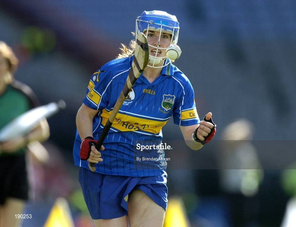 18 September 2005; Philly Fogarty, Tipperary. Tipperary v Cork, Foras na Gaeilge All-Ireland Senior Camogie Final, Croke Park, Dublin. Picture credit; Brendan Moran / SPORTSFILE