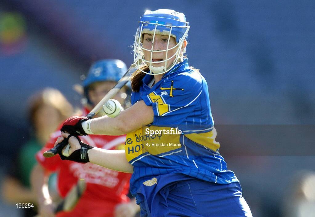 18 September 2005; Philly Fogarty, Tipperary. Tipperary v Cork, Foras na Gaeilge All-Ireland Senior Camogie Final, Croke Park, Dublin. Picture credit; Brendan Moran / SPORTSFILE