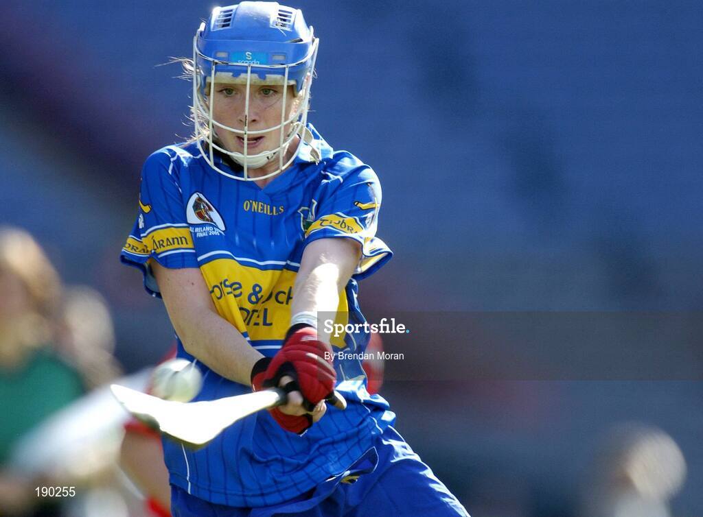 18 September 2005; Philly Fogarty, Tipperary. Tipperary v Cork, Foras na Gaeilge All-Ireland Senior Camogie Final, Croke Park, Dublin. Picture credit; Brendan Moran / SPORTSFILE