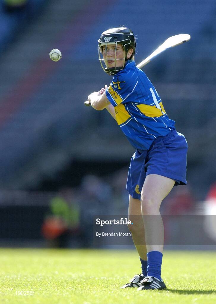18 September 2005; Claire Grogan, Tipperary. Tipperary v Cork, Foras na Gaeilge All-Ireland Senior Camogie Final, Croke Park, Dublin. Picture credit; Brendan Moran / SPORTSFILE