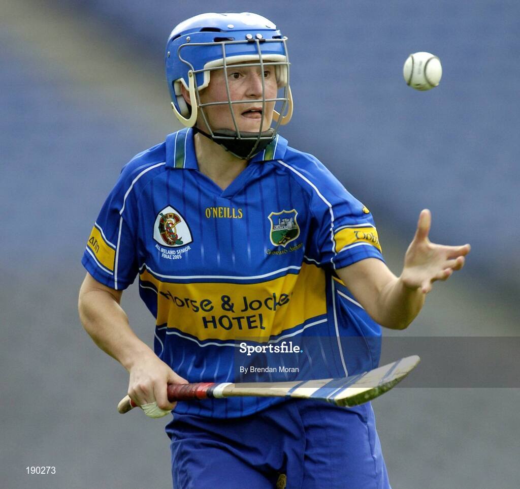 18 September 2005; Angie McDermott, Tipperary. Tipperary v Cork, Foras na Gaeilge All-Ireland Senior Camogie Final, Croke Park, Dublin. Picture credit; Brendan Moran / SPORTSFILE