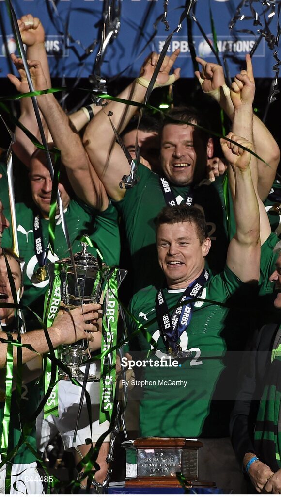 15 March 2014; Brian O'Driscoll, Ireland, following his side's victory. RBS Six Nations Rugby Championship 2014, France v Ireland. Stade De France, Saint Denis, Paris, France. Picture credit: Stephen McCarthy / SPORTSFILE