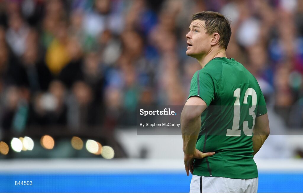 15 March 2014; Brian O'Driscoll, Ireland. RBS Six Nations Rugby Championship 2014, France v Ireland. Stade De France, Saint Denis, Paris, France. Picture credit: Stephen McCarthy / SPORTSFILE
