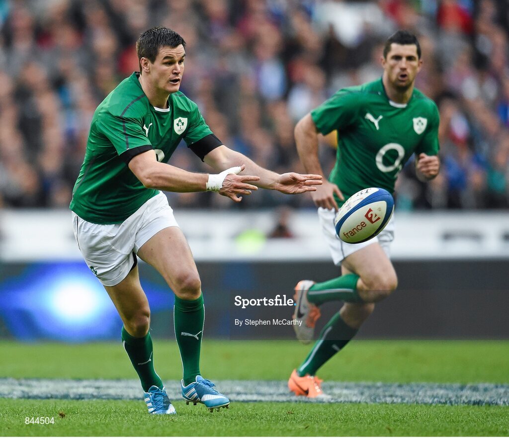 15 March 2014; Jonathan Sexton, Ireland. RBS Six Nations Rugby Championship 2014, France v Ireland. Stade De France, Saint Denis, Paris, France. Picture credit: Stephen McCarthy / SPORTSFILE