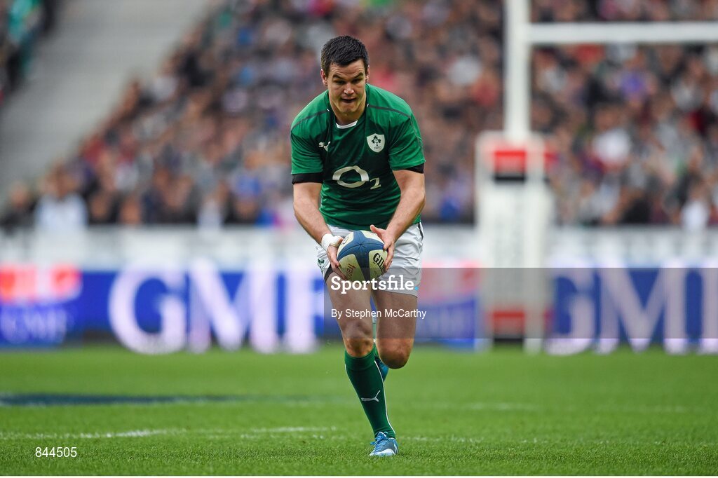 15 March 2014; Jonathan Sexton, Ireland. RBS Six Nations Rugby Championship 2014, France v Ireland. Stade De France, Saint Denis, Paris, France. Picture credit: Stephen McCarthy / SPORTSFILE