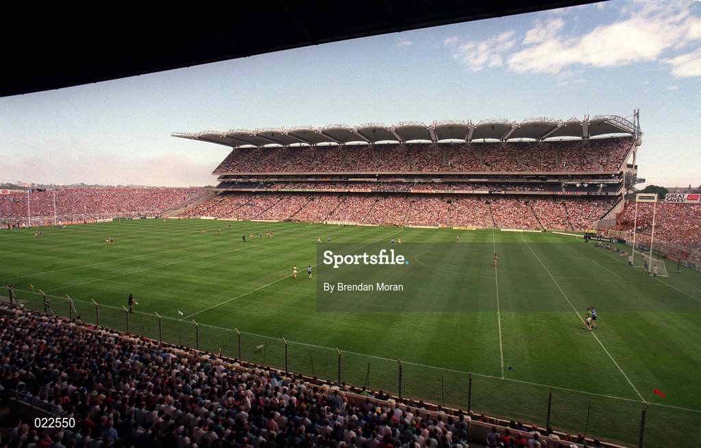 30 July 1995; A general view of the new Cusack Stand during the Bank of Ireland Leinster Senior Football Championship Final match between Dublin and Meath at Croke Park in Dublin. Photo by Brendan Moran/Sportsfile