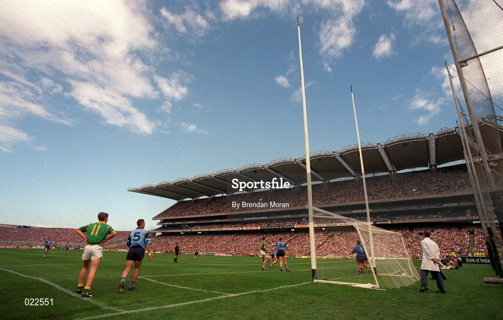30 July 1995; A general view of the new Cusack Stand during the Bank of Ireland Leinster Senior Football Championship Final match between Dublin and Meath at Croke Park in Dublin. Photo by Brendan Moran/Sportsfile