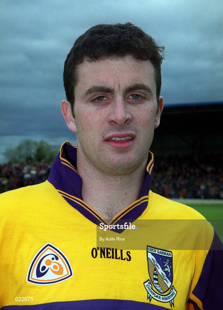 16 May 1999; Donal Redmond of Wexford ahead of the Bank of Ireland Leinster Senior Football Championship Preliminary Round Replay match between Longford and Wexford at Pearse Park in Longford. Photo by Aoife Rice/Sportsfile