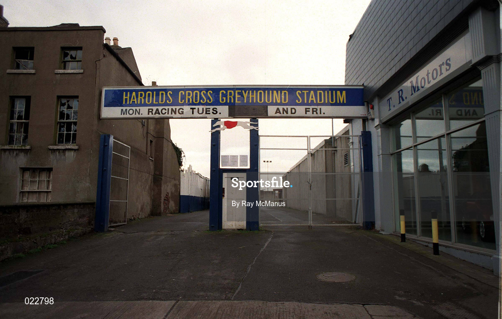23 January 1999; A general view of Harold's Cross Greyhound Stadium in Dublin. Photo by Ray McManus/Sportsfile