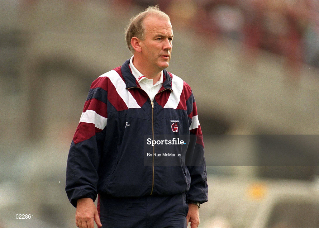 7 August 1994; Galway manager Jarlath Cloonan during the All-Ireland Senior Hurling Championship Semi-Final match between Offaly and Galway at Croke Park in Dublin. Photo by Ray McManus/Sportsfile
