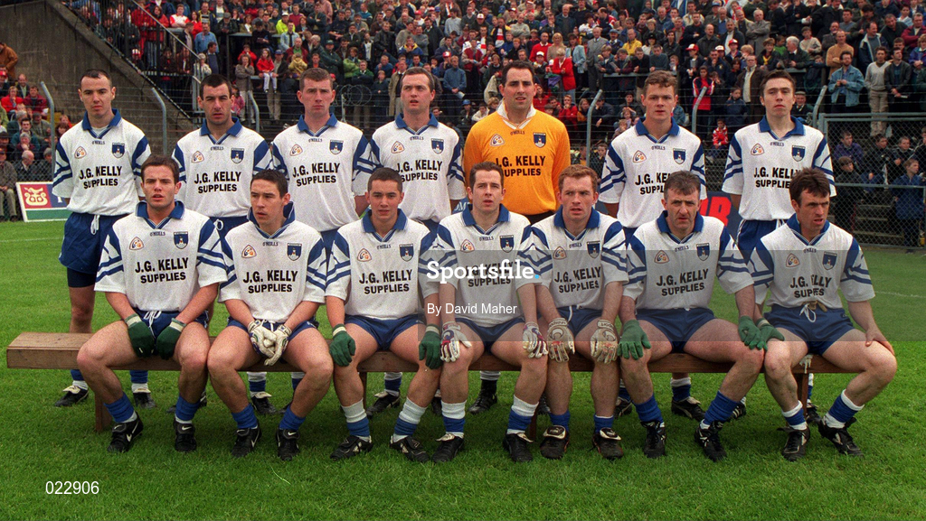 31 May 1998; The Monaghan team ahead of the Bank of Ireland Ulster GAA Football Senior Championship Quarter-Final match between Derry and Monaghan at Celtic Park in Derry. Photo by David Maher/Sportsfile