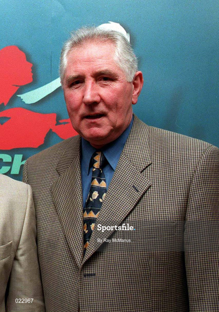 10 February 1999; The Kerry Gaeltacht will play host to eight of the top clubs in the country when they take part in this year's Com—rtas Peile Pháidi U’ ShŽ on the 20th and 21st February, organised by Kerry Manager Páidi O SŽ, Kerry Midfielder Jack O'Shea, and former Dublin Goalkeeper Paddy Cullen, pictured. Photo by Ray McManus/Sportsfile
