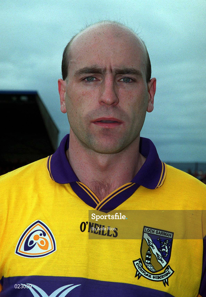 16 May 1999; John Harrington of Wexford ahead of the Bank of Ireland Leinster Senior Football Championship Preliminary Round Replay match between Longford and Wexford at Pearse Park in Longford. Photo by Aoife Rice/Sportsfile