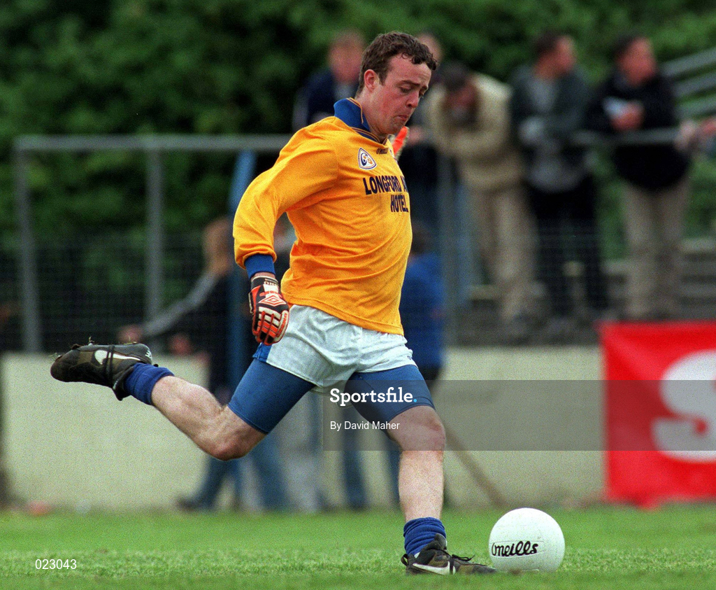 16 May 1999; John Joe Reilly of Longford during the Bank of Ireland Leinster Senior Football Championship Preliminary Round Replay match between Longford and Wexford at Pearse Park in Longford. Photo by David Maher/Sportsfile