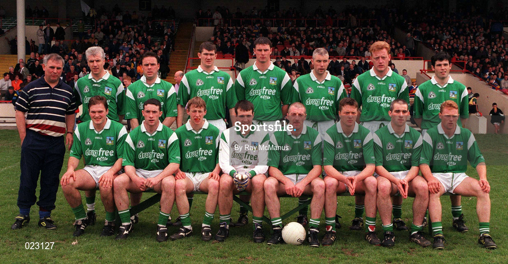 10 May 1998; The Limerick team ahead of the Bank of Ireland Munster Senior Football Championship first round match between Limerick and Tipperary at the Gaelic Grounds in Limerick. Photo by Ray McManus/Sportsfile