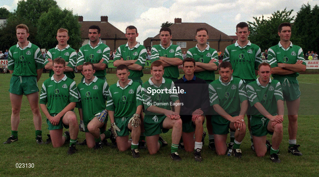 31 May 1998; The London team ahead of the Bank of Ireland Connacht Senior Football Championship Quarter-Final match between London and Sligo at Emerald GAA Grounds, Ruislip. Photo by Damien Eagers/Sportsfile