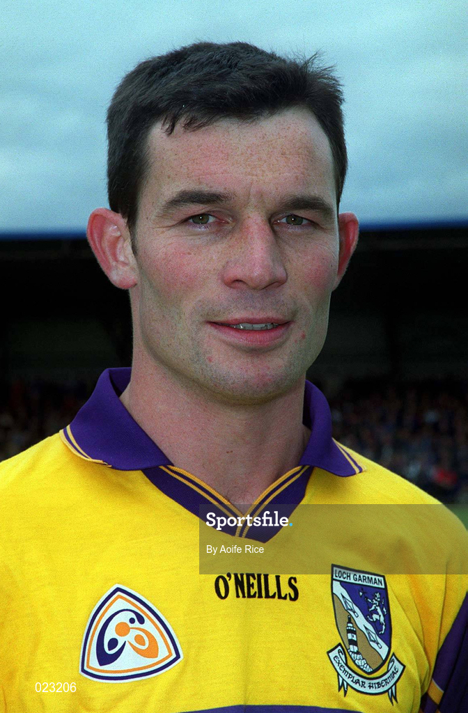 16 May 1999; Mick Kavanagh of Wexford ahead of the Bank of Ireland Leinster Senior Football Championship Preliminary Round Replay match between Longford and Wexford at Pearse Park in Longford. Photo by Aoife Rice/Sportsfile