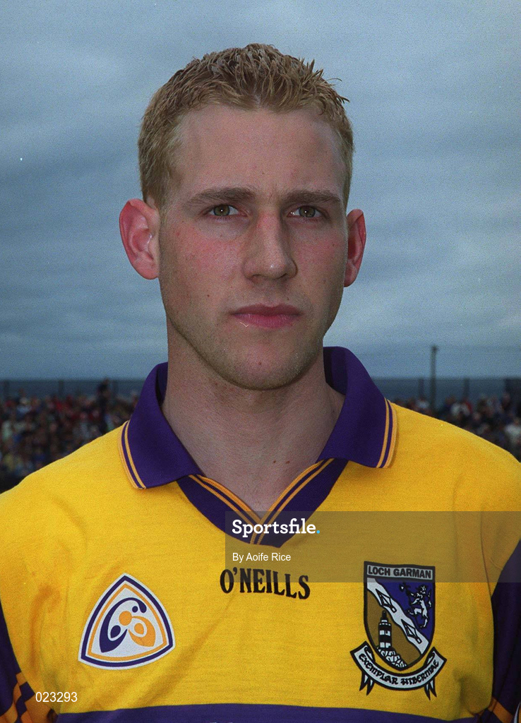 16 May 1999; Rory Stafford of Wexford ahead of  the Bank of Ireland Leinster Senior Football Championship Preliminary Round Replay match between Longford and Wexford at Pearse Park in Longford. Photo by Aoife Rice/Sportsfile