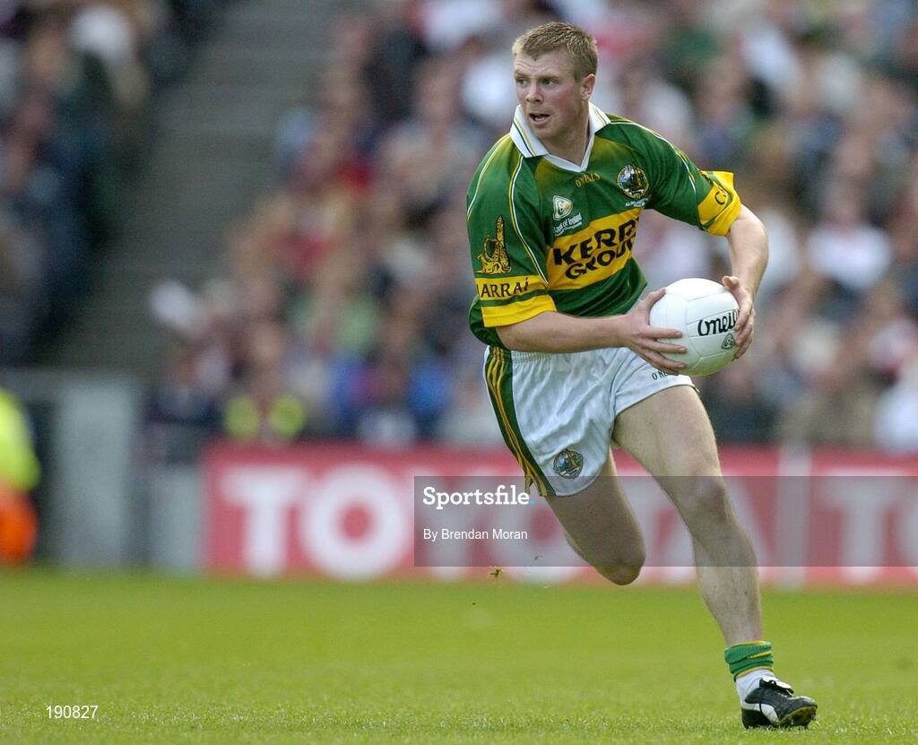 25 September 2005; Tomas O Se, Kerry. Bank of Ireland All-Ireland Senior Football Championship Final, Kerry v Tyrone, Croke Park, Dublin. Picture credit; Brendan Moran / SPORTSFILE *** Local Caption *** Any photograph taken by SPORTSFILE during, or in connection with, the 2005 Bank of Ireland All-Ireland Senior Football Final which displays GAA logos or contains an image or part of an image of any GAA intellectual property, or, which contains images of a GAA player/players in their playing uniforms, may only be used for editorial and non-advertising purposes.  Use of photographs for advertising, as posters or for purchase separately is strictly prohibited unless prior written approval has been obtained from the Gaelic Athletic Association.