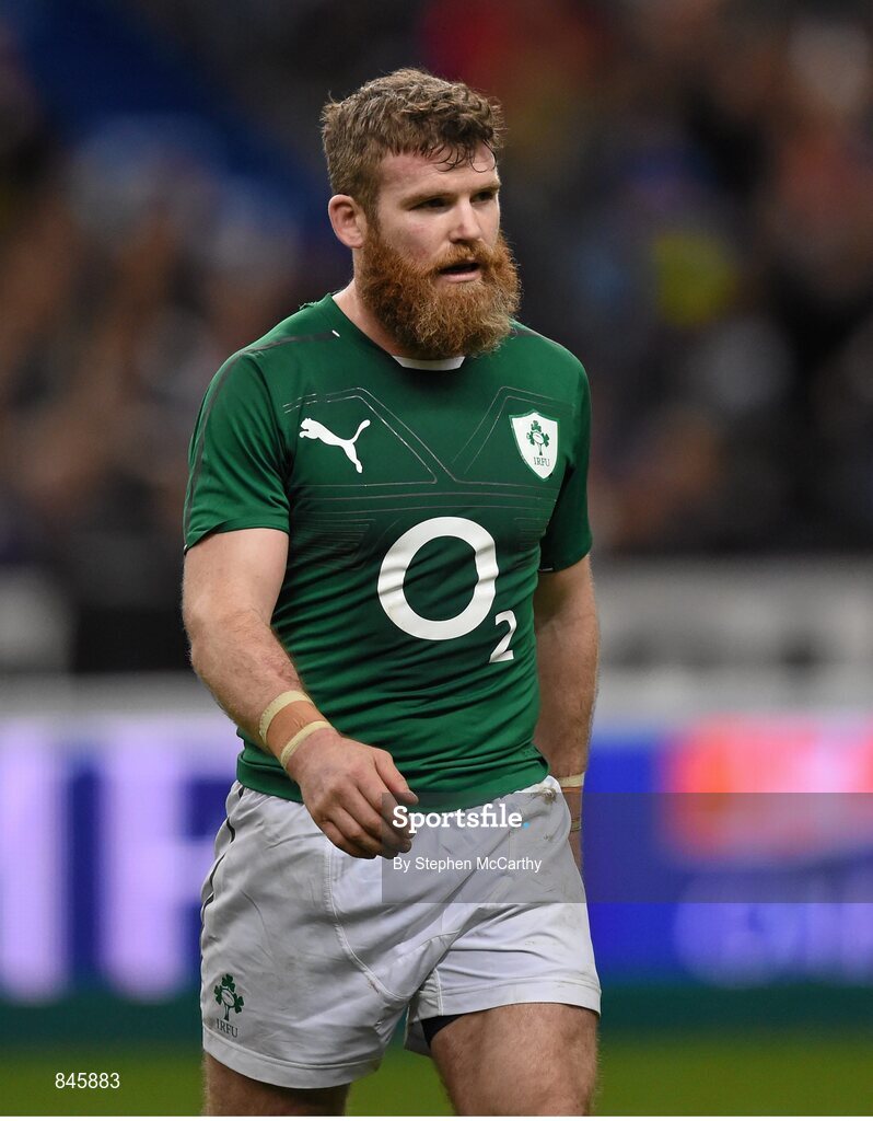 15 March 2014; Gordon D'Arcy, Ireland. RBS Six Nations Rugby Championship 2014, France v Ireland, Stade De France, Saint Denis, Paris, France. Picture credit: Stephen McCarthy / SPORTSFILE